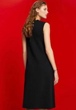 ESPRIT Ärmelloses Mit Rundhals - Gebreide Jurk - Black -Esprit 3050168dd49743b99aafe0b61453e5e0