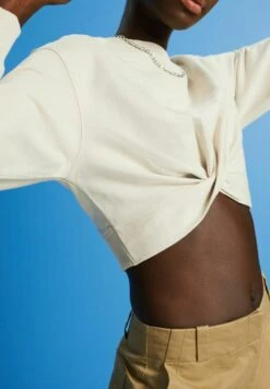 ESPRIT Mit Knotendetail - Sweater - Light Taupe -Esprit 30a44b80513047a18026d84193979755