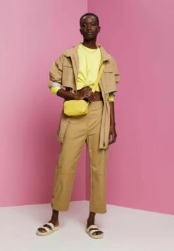 ESPRIT Mit Knotendetail - Sweater - Yellow -Esprit 315f56d1bf1f4da79f4c9d5fda2f50bc