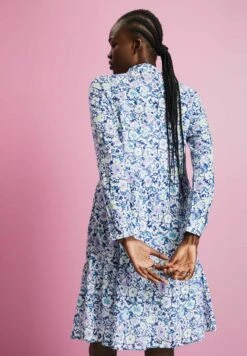 ESPRIT Mit Floralem Allover - Blousejurk - White -Esprit 3220f1f0b2de4672aecd4b9e5204a0c2