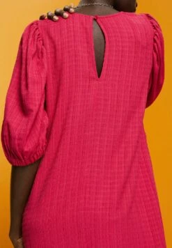 Edc By Esprit Strukturiertes- Jurk - Dark Pink -Esprit 37ebf03cbe0643dcae2e4c27db26bf51