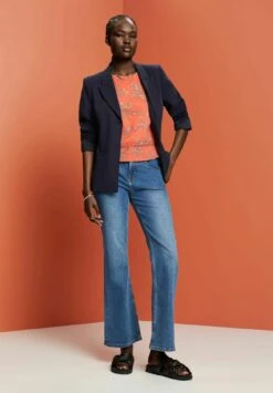 Edc By Esprit Blouse - Coral Orange