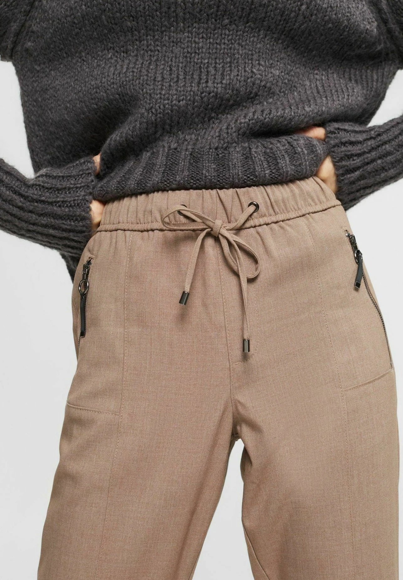 ESPRIT Woven - Trainingsbroek - Taupe 6 ESPRIT Woven - Trainingsbroek - Taupe - Afbeelding 4