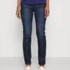 Edc By Esprit Low Rise - Straight Leg Jeans - Blue Dark Wash -Esprit 3badb01923454ae39e045c23bfd6280b
