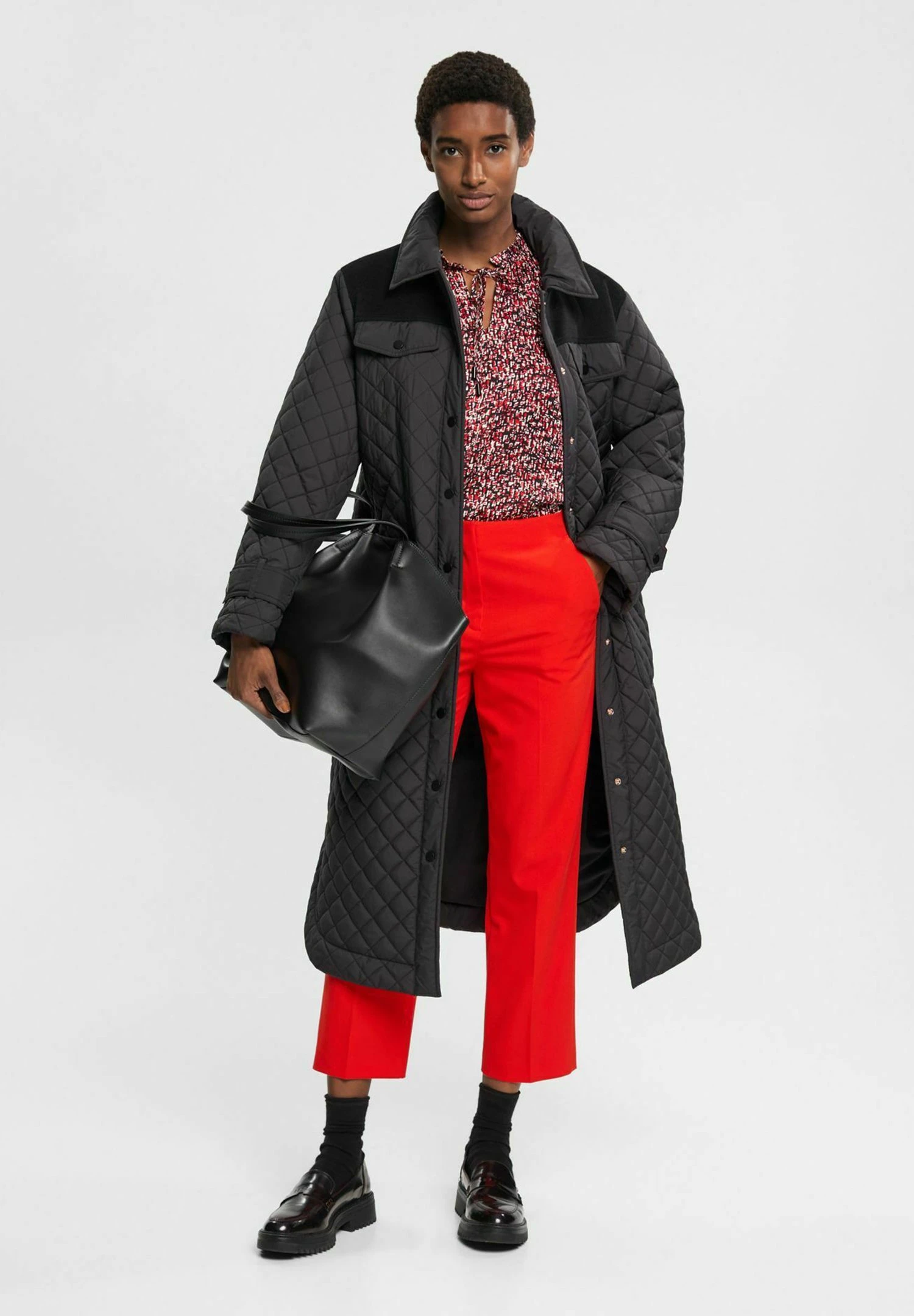 ESPRIT Long Sleeve - Blouse - Red Colorway 4 ESPRIT Long Sleeve - Blouse - Red Colorway - Afbeelding 2