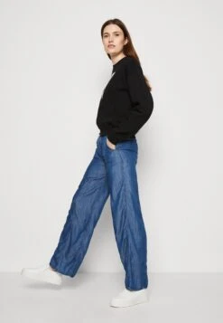 ESPRIT High Rise Wide Leg - Broek - Blue Medium Wash -Esprit 3ceb878523fe4eb5a645d7ba610de270