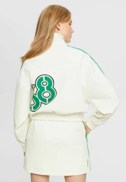 ESPRIT Cropped- Trainingsvest - Off White -Esprit 3ced6a3d72fe440e9584b8eb1a2920ef