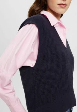 Edc By Esprit Tank Mit V-Ausschnitt - Trui - Navy -Esprit 3d71e615637a40f3ac7e329e2a728ba6