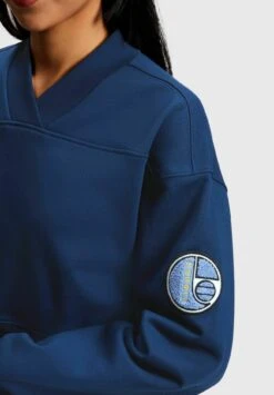 ESPRIT Cropped College Mit Patches - Sweater - Ink -Esprit 3f5350801f574e168d9e73473fd7d7c9