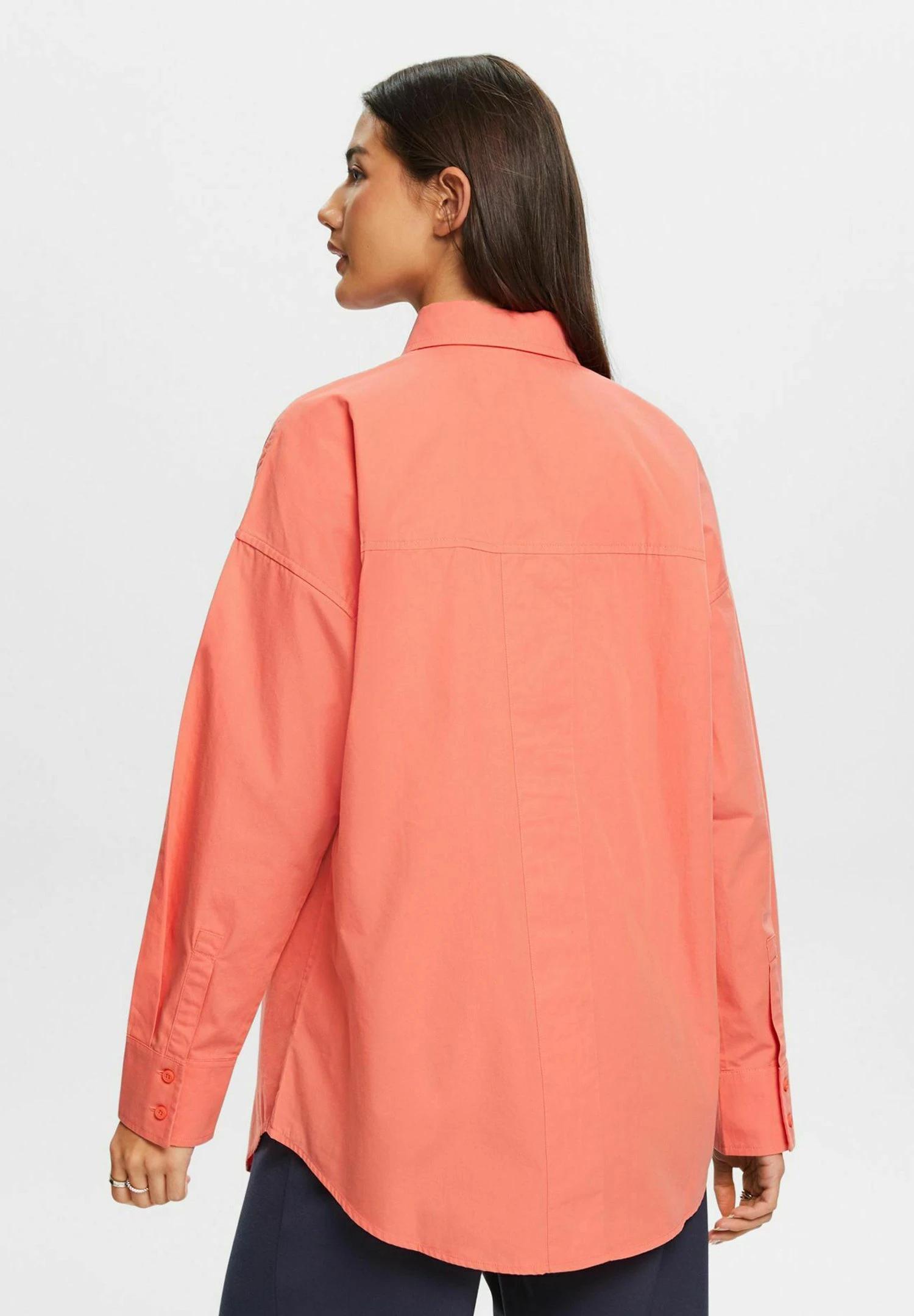 ESPRIT Overhemdblouse - Coral Red 5 ESPRIT Overhemdblouse - Coral Red - Afbeelding 3