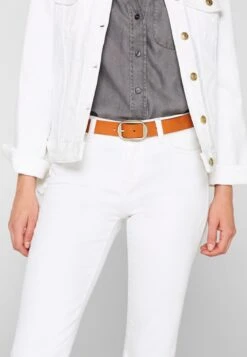 ESPRIT Mit Vintage-Schnalle, Aus Leder - Riem - Rust Brown