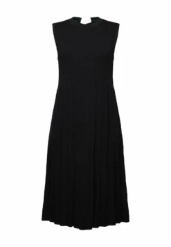 ESPRIT Ärmelloses Mit Rundhals - Gebreide Jurk - Black -Esprit 42eab73d953045eca9749de831663303