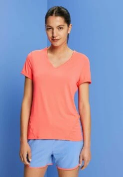 T-Shirt Basic - Coral -Esprit 430f0d5ed25d49578f3ae3f51825e2e4