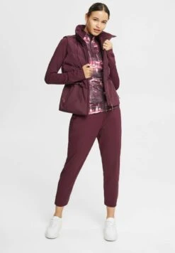 Mit Reissverschluss Und E-Dry-Ausrüstung - Longsleeve - Bordeaux Red -Esprit 4447769f97ba41c19cb7ae99436fc694