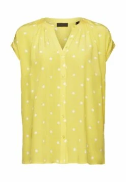 ESPRIT Kurzarm Mit Print - Overhemdblouse - Light Yellow -Esprit 44c35db92597432d9196699162657d15