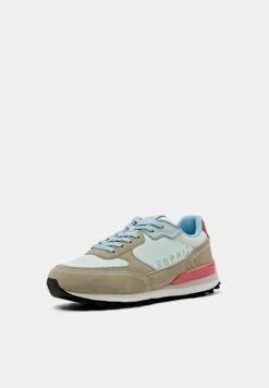 ESPRIT Mit Echtem - Sneakers Laag - Light Blue -Esprit 4735eda2442e468f8594046c1f516528