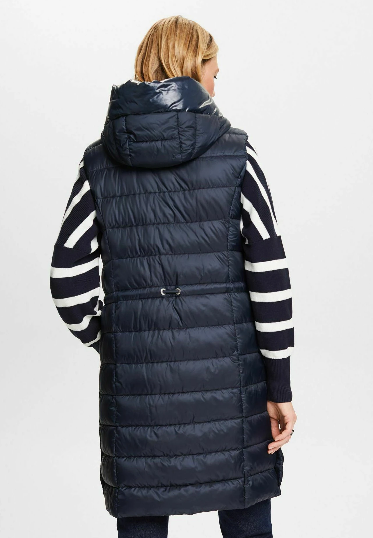 ESPRIT Recyceltlange Stepp - Bodywarmer - Navy 5 ESPRIT Recyceltlange Stepp - Bodywarmer - Navy - Afbeelding 3