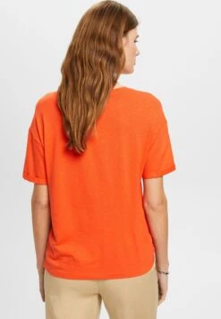 ESPRIT Twisted Hem - T-Shirt Print - Orange Red 10 ESPRIT Twisted Hem - T-Shirt Print - Orange Red -Esprit 47b7523ea576409bb02a976a6ec1c866