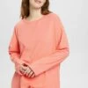 ESPRIT Longsleeve - Pyjamashirt - Coral -Esprit 4886f8e8aa654ad9acb704627a5fa53f