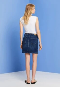 Edc By Esprit Jogg Skirt - Jeansrok - Blue Dark Wash -Esprit 4a52621eef164d39913eebf7c3ef2924