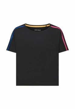 Cropped - T-Shirt Basic - Black -Esprit 4d10c4f7a1c24153bfc0aaee96661554