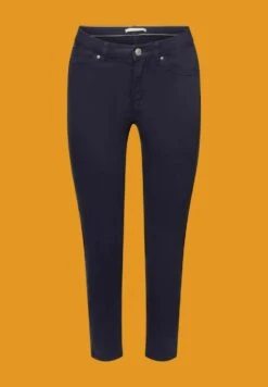 Edc By Esprit Stretchige Mid Rise In Cropped-Länge - Slim Fit Jeans - Navy -Esprit 4f0c62f7b3a442d292fcd40d9b96d0c6