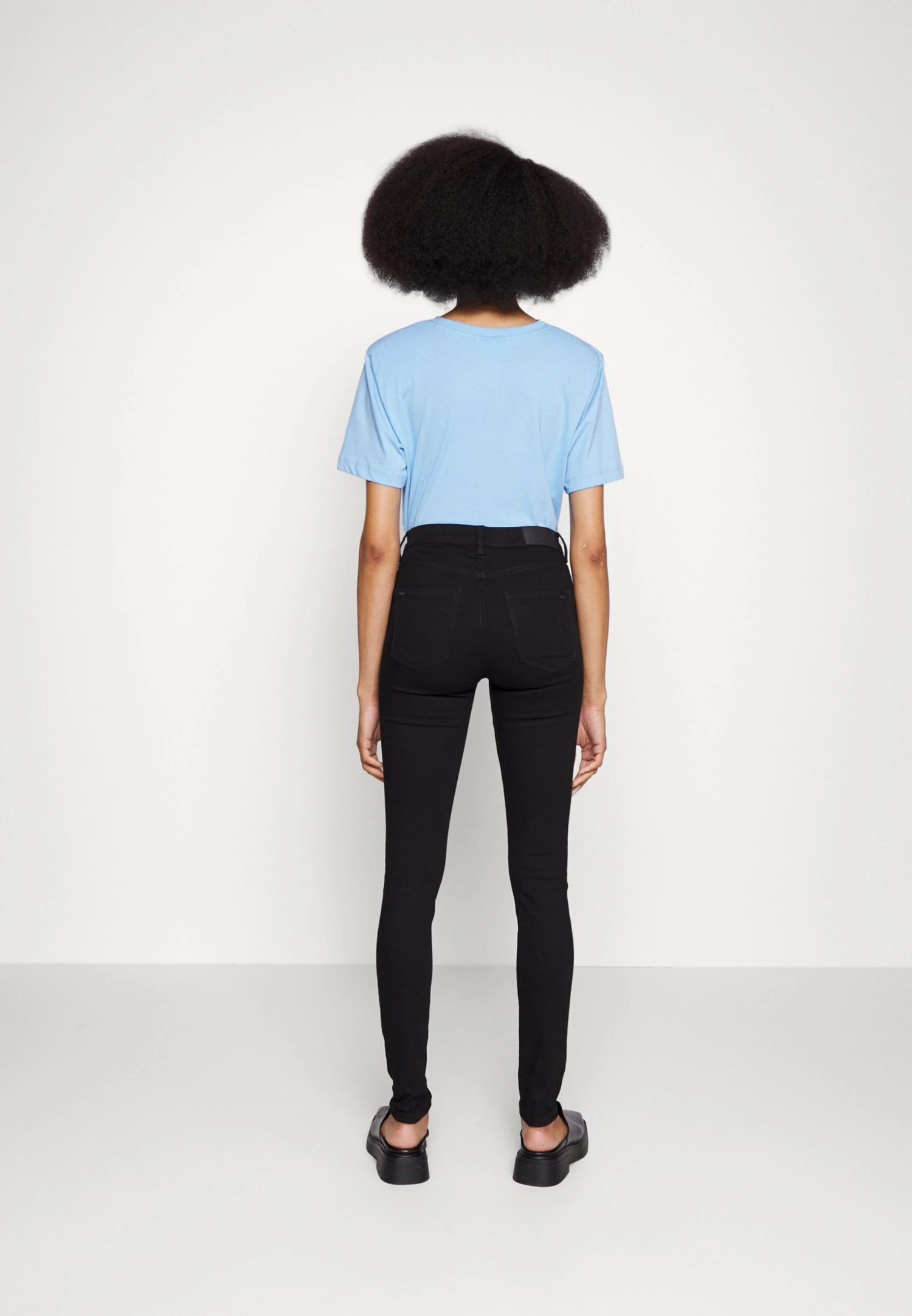 Edc By Esprit Medium Rise - Jeggings - Black Rinse 5 Edc By Esprit Medium Rise - Jeggings - Black Rinse - Afbeelding 3