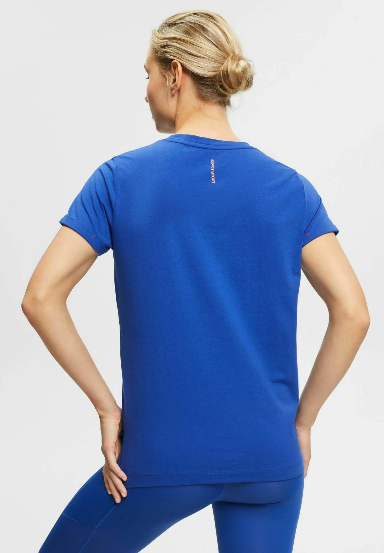 T-Shirt Print - Bright Blue 5 T-Shirt Print - Bright Blue - Afbeelding 3