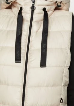 ESPRIT Tape Vest - Bodywarmer - Cream Beige -Esprit 516104d16e52430394dcbd5f4a354ac0