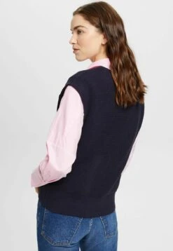 Edc By Esprit Tank Mit V-Ausschnitt - Trui - Navy -Esprit 517358287b0c443dadbe2bb3d61cb380