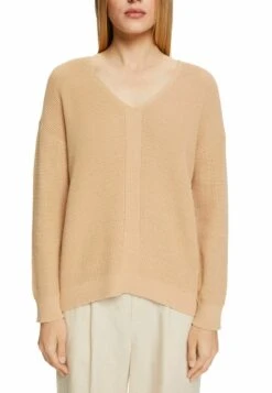 Edc By Esprit Mit V-Ausschnitt - Trui - Cream Beige -Esprit 519c053cde3d46ac8aa3ec0a412278ac