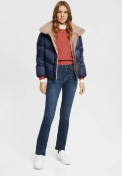 ESPRIT Straight Leg Jeans - Blue Dark Washed -Esprit 52e9326e8c4f4f5ca3764a1b12732afb