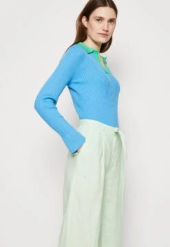ESPRIT Wide Leg - Broek - Pastel Green -Esprit 55252b419cc2425eb6002a99897c9e9a