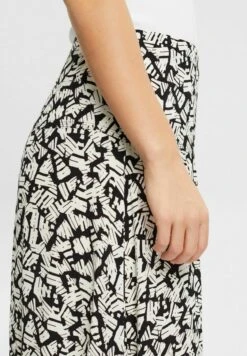 ESPRIT Gemusterter - A-Lijn Rok - Black -Esprit 560006369130400fad41bde03b1e4492