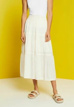 ESPRIT Midi - A-Lijn Rok - White -Esprit 562f3d75f7d84014ab265b1a13645067