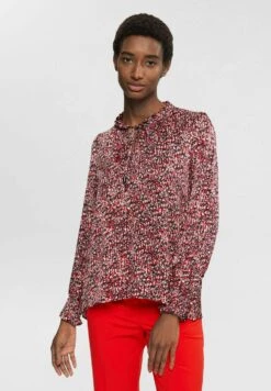 ESPRIT Long Sleeve - Blouse - Red Colorway
