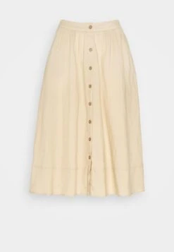 ESPRIT Buttoned Skirt - A-Lijn Rok - Sand -Esprit 57fff7f4a8c841cf983a5e445b372579