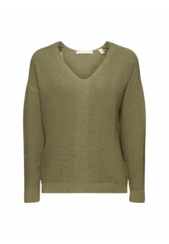 Edc By Esprit Mit V-Ausschnitt - Trui - Light Khaki -Esprit 593ce460464d43bb9d1d2db2af5171e9
