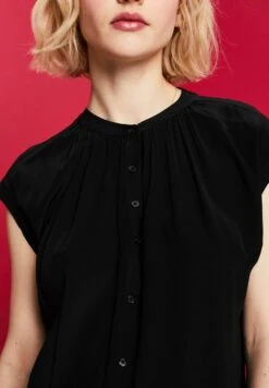 ESPRIT Kurzarm - Overhemdblouse - Black 16 ESPRIT Kurzarm - Overhemdblouse - Black -Esprit 5fa636962d4a44108fa65d61f232f635