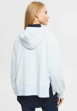Edc By Esprit Mit Geteiltem Saum - Hoodie - Pastel Blue -Esprit 60da36c0f3374024a25e072a6feb856e