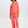 ESPRIT Beautiful Basics Long Leg Long Sleeve - Pyjama - Coral 2 ESPRIT Beautiful Basics Long Leg Long Sleeve - Pyjama - Coral -Esprit 64e006ac9d834b2585dbffcd01a586eb