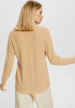 Edc By Esprit Mit V-Ausschnitt - Trui - Cream Beige -Esprit 65104adfde0c46b6991c19592ffc165a