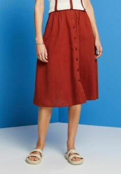 ESPRIT Light- A-Lijn Rok - Terracotta New -Esprit 66e2ed161b5c4d5cacb68d27e1d597fb