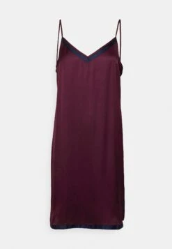 ESPRIT Chemise Solid - Nachtjapon - Bordeaux -Esprit 68247c47bb8547aea2742c75d58c0d64