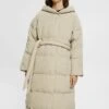 ESPRIT Puffer In Longform - Donsjas - Light Taupe -Esprit 69f892809adc42efa492089f6780c481