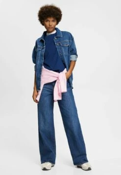 ESPRIT Mit Logo Stickerei - T-Shirt Basic - Ink -Esprit 6a63d79d08df48feb5ada8289b5a9fc1