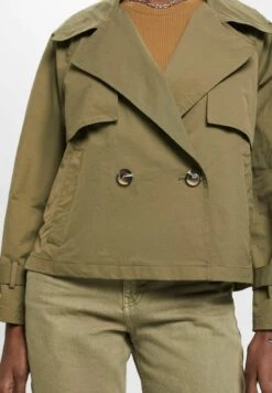 ESPRIT Zweireihiger - Lichte Jas - Khaki Green -Esprit 6d2a5e4fa2b34bb1bd9a7b111d0cba24