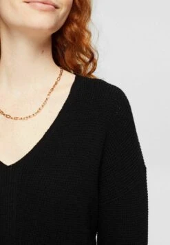 Edc By Esprit Mit V-Ausschnitt - Trui - Black -Esprit 6d4d1afb2bb84b05b06a3681957494ed