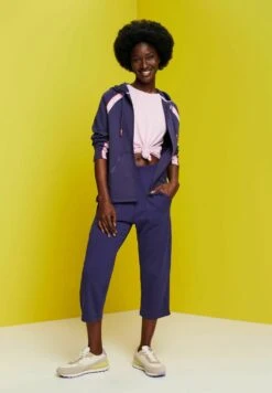 Sweater Met Rits - Navy -Esprit 6df0c7fd2baf4267ba424db1a8cedadb