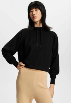 ESPRIT Mit Tunnelzug - Hoodie - Black
